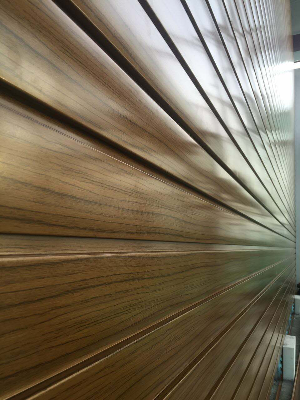 3003 wooden color aluminum strips for aluminum wall panel