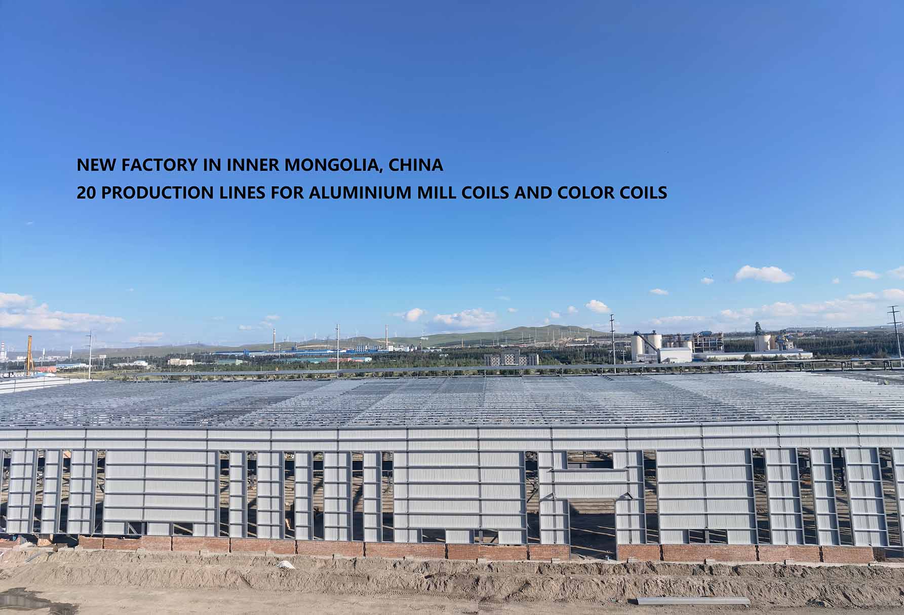 ZHAOQING DINGFENG BUILDING MATERIALS CO., LTD. NEW FACTORY IN INNER MONGOLIA, CHINA