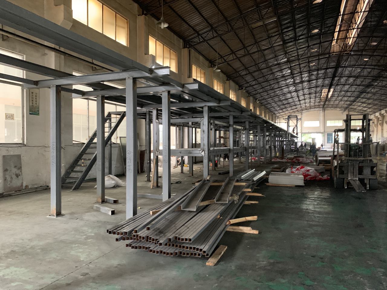 New professional coating production line is under construction 
