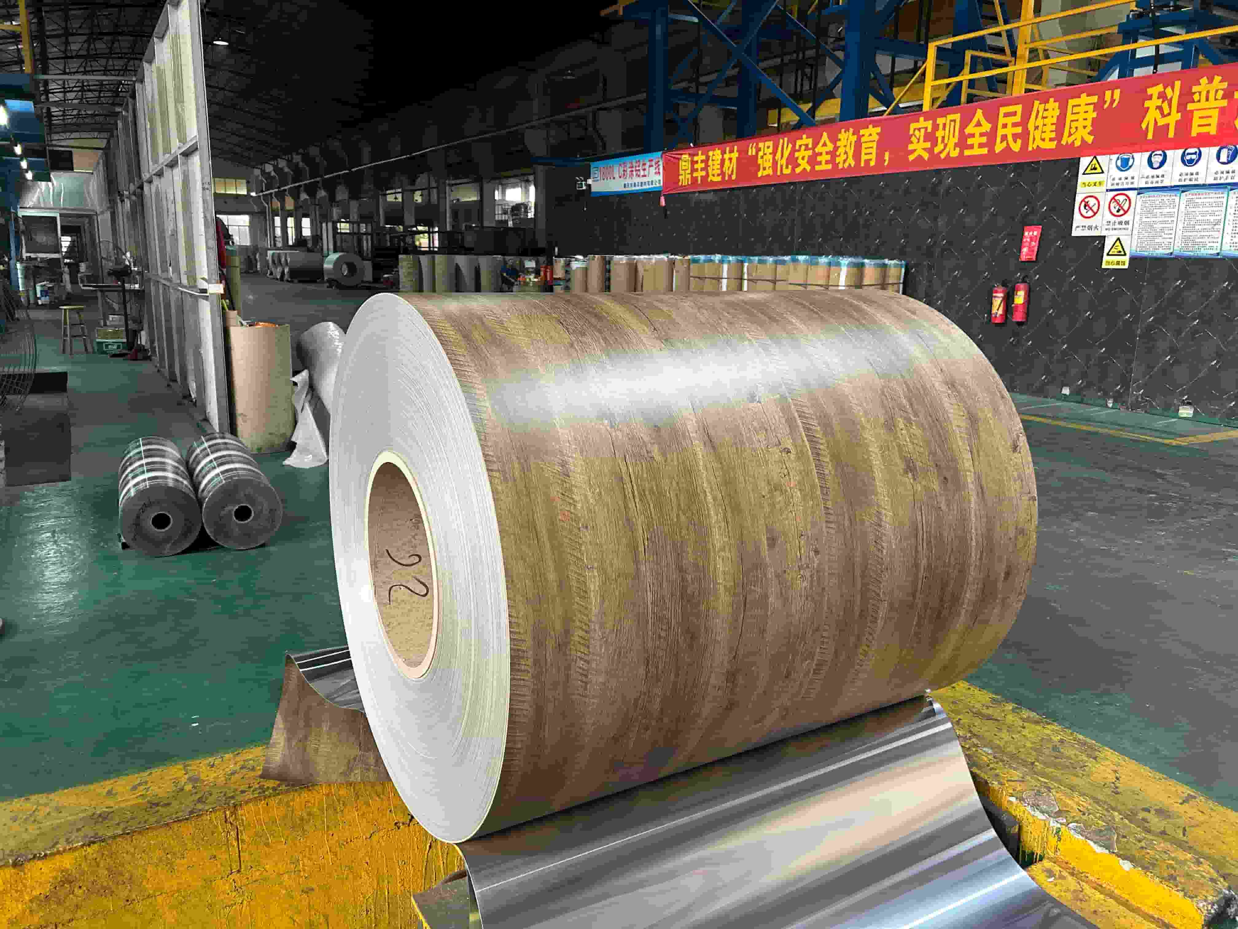 New wooden color coated aluminum coil